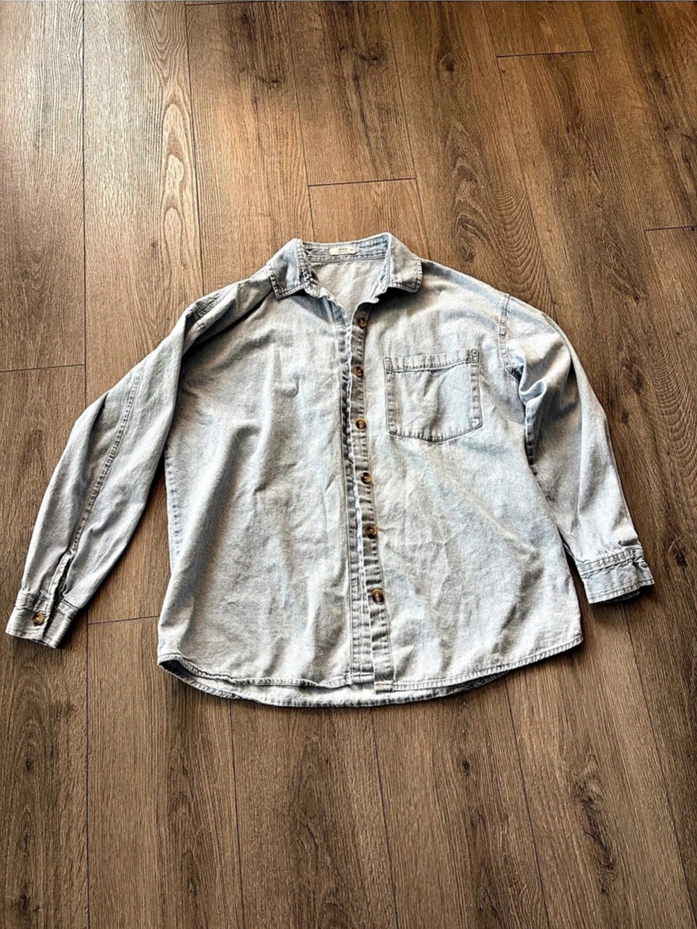 Ardene Oversized Denim Button Shirt